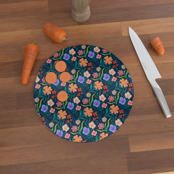 Glass Chopping Boards - Very Floral - printonitshop