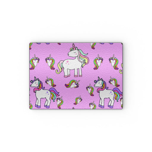 Glass Chopping Board - Unicorn - printonitshop