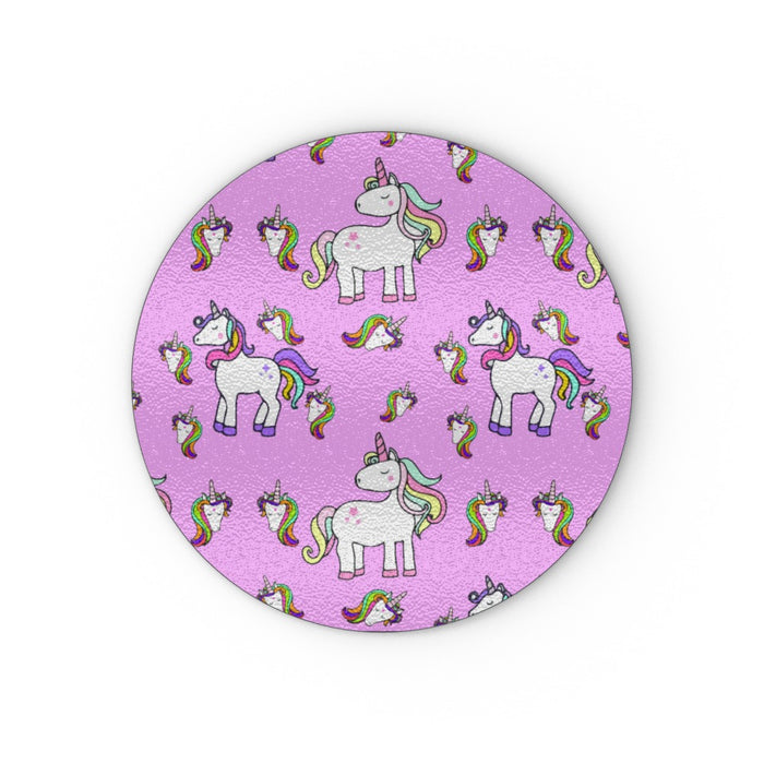 Glass Chopping Board - Unicorn - printonitshop