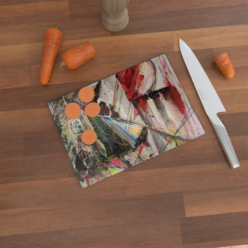 Glass Chopping Board - Texture - CJ Designs - printonitshop