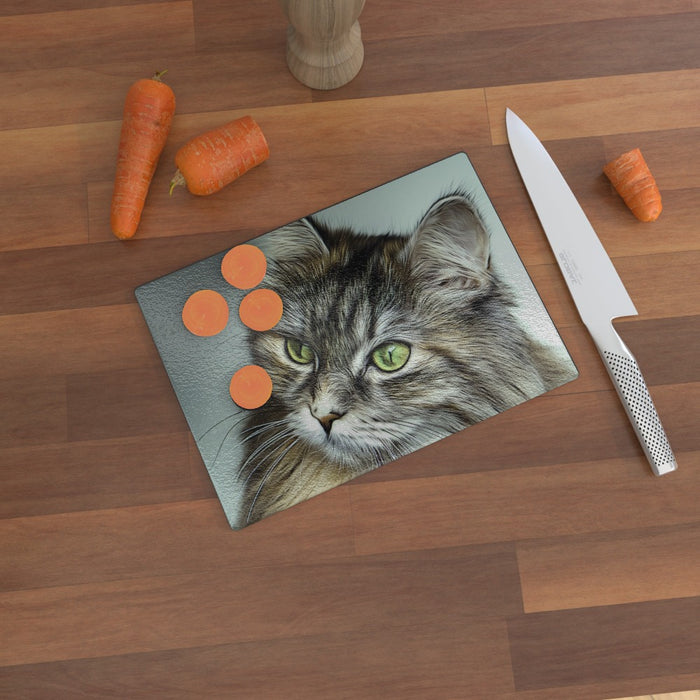 Glass Chopping Board - Digital Kitten - printonitshop