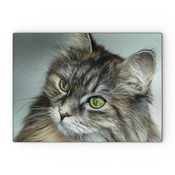 Glass Chopping Board - Digital Kitten - printonitshop