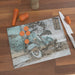 Glass Chopping Board - Classic Scooter - printonitshop