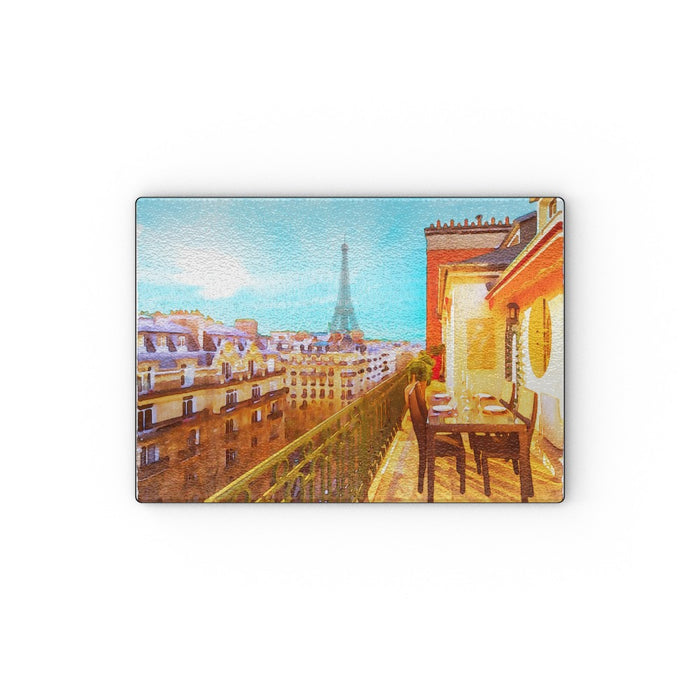 Glass Chopping Boards - Paris View - printonitshop