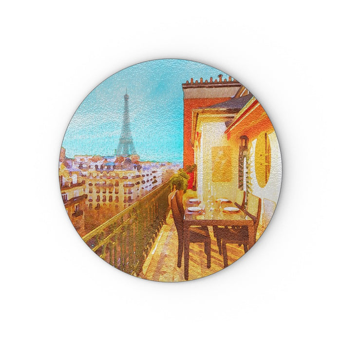 Glass Chopping Boards - Paris View - printonitshop