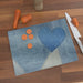 Glass Chopping Board - Denim Heart - printonitshop