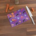 Glass Chopping Board - Gamers Play Purple - printonitshop