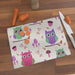 Glass Chopping Board - Owl Friends - printonitshop