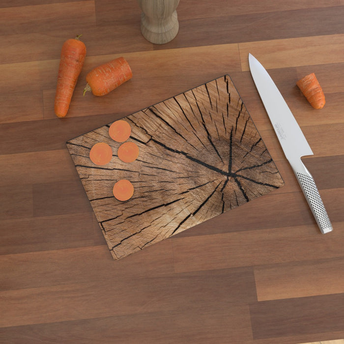 Glass Chopping Board - Trunk - printonitshop