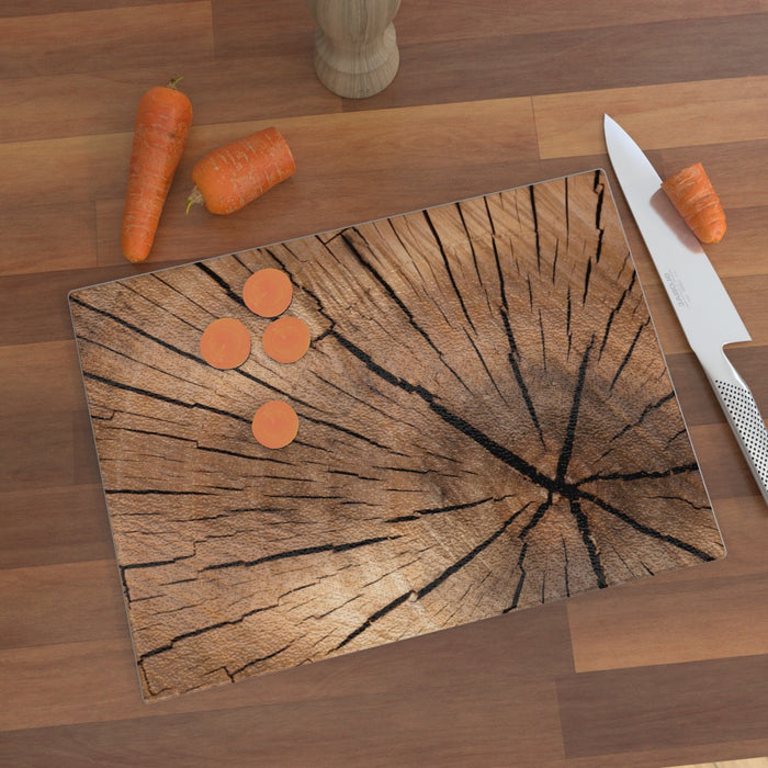 Glass Chopping Board - Trunk - printonitshop