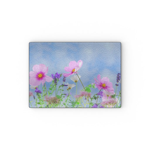 Glass Chopping Boards - Meadow Flowers - printonitshop