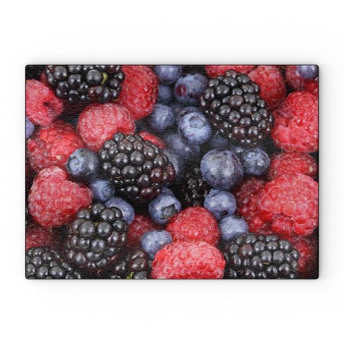 Glass Chopping Board - Berries - printonitshop