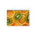 Glass Chopping Board - Kiwi and Orange - printonitshop