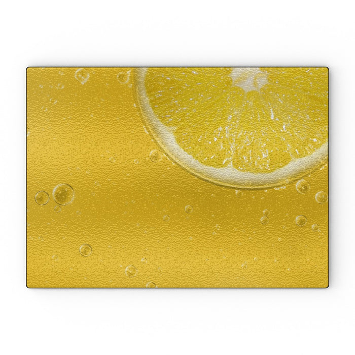 Glass Chopping Board - Lemon Fresh - printonitshop