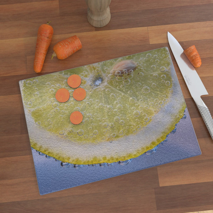 Glass Chopping Board - Citrus Fresh - printonitshop