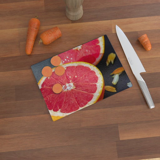 Glass Chopping Board - Gapefruit - printonitshop