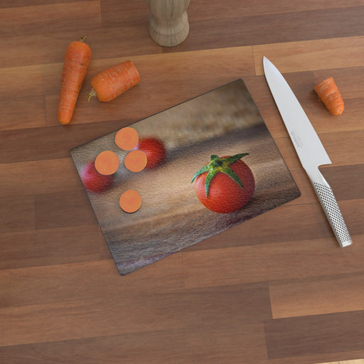 Glass Chopping Board - Tomato - printonitshop