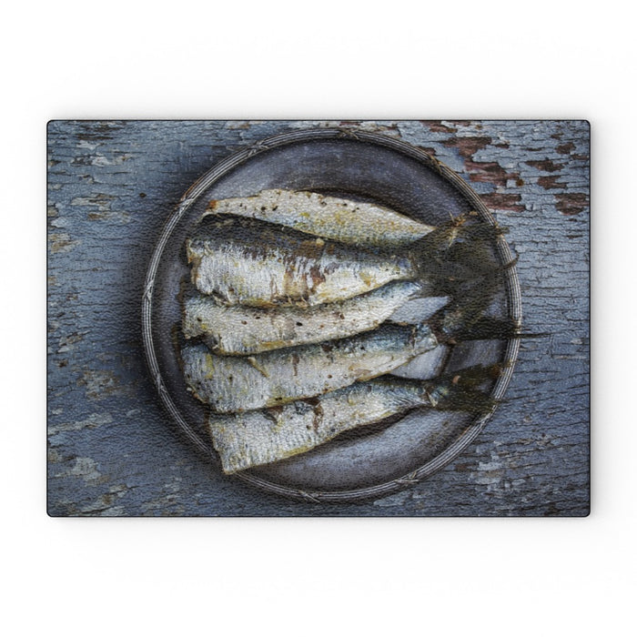 Glass Chopping Board - Fish - printonitshop