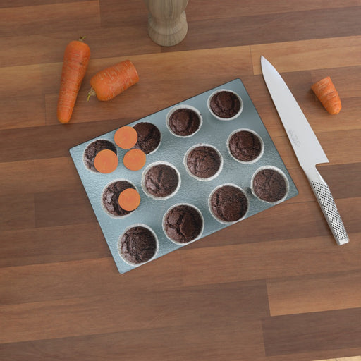 Glass Chopping Board - Mini Muffins - printonitshop