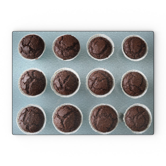 Glass Chopping Board - Mini Muffins - printonitshop