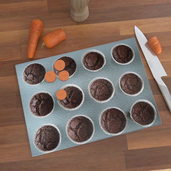 Glass Chopping Board - Mini Muffins - printonitshop