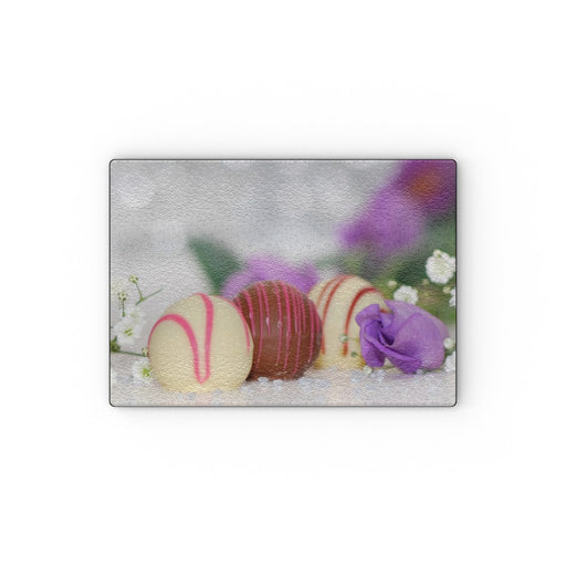 Glass Chopping Board - Luxury Chocolate 2 - printonitshop