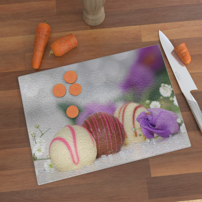 Glass Chopping Board - Luxury Chocolate 2 - printonitshop