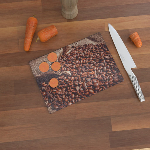 Glass Chopping Boards - Coffee Beans - printonitshop