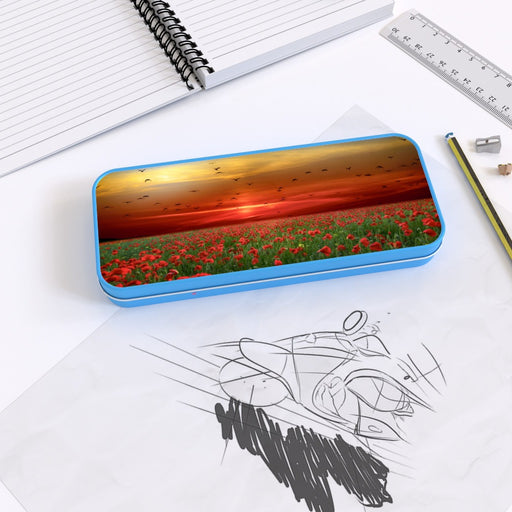 Pencil Tins - Poppy Fields - printonitshop