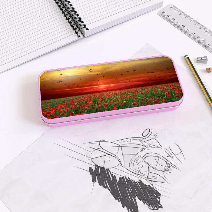 Pencil Tins - Poppy Fields - printonitshop