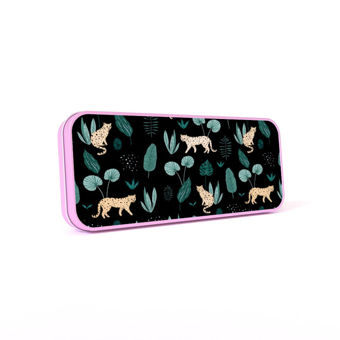 Pencil Tins - Lazy Leopard - printonitshop