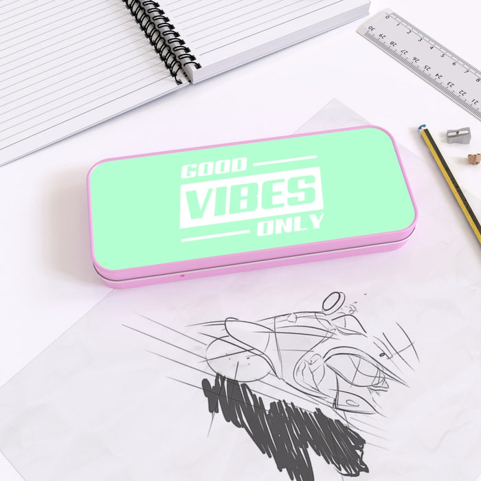 Pencil Tins - Good Vibes Only - printonitshop