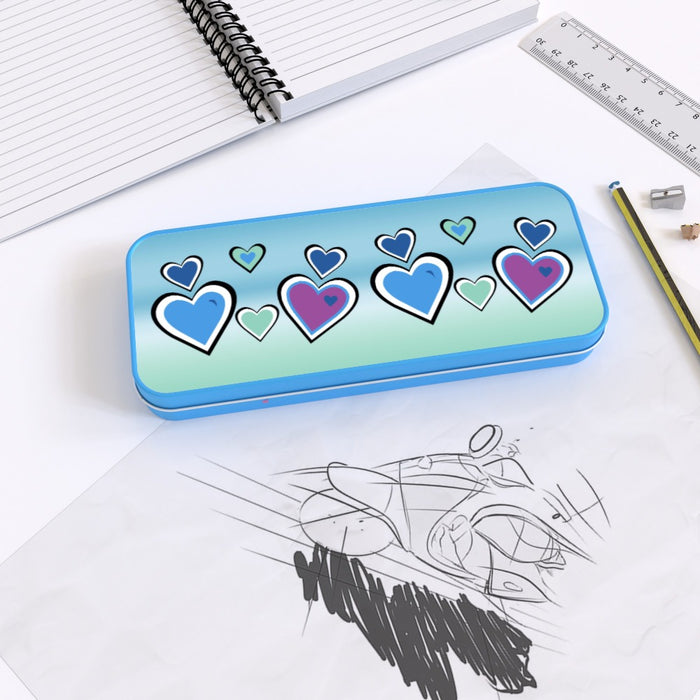 Pencil Tins - Hearts - printonitshop