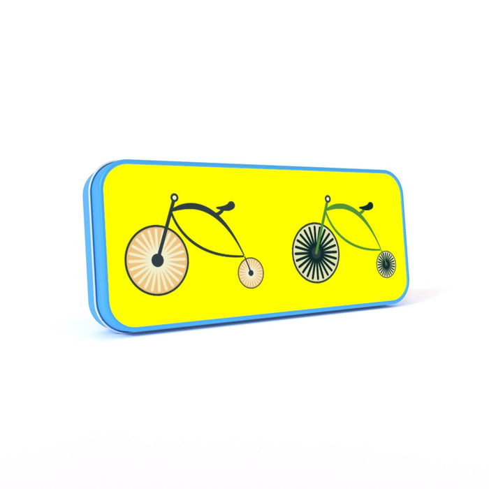 Pencil Tins - On Ya Bike Yellow - printonitshop