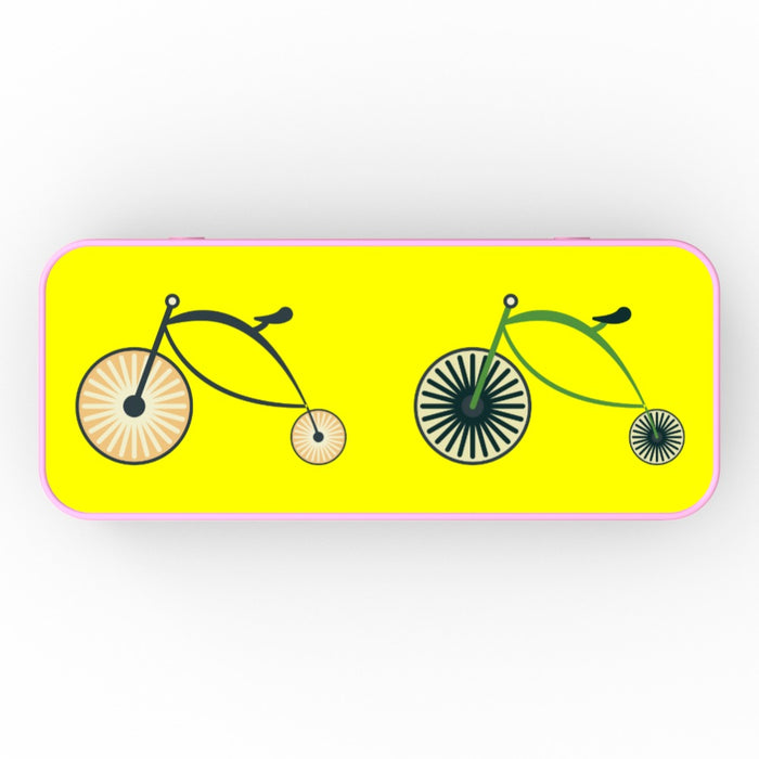 Pencil Tins - On Ya Bike Yellow - printonitshop