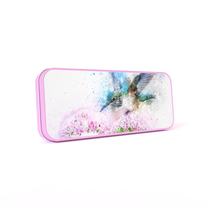 Pencil Tins - Watercolour Hummingbird - printonitshop