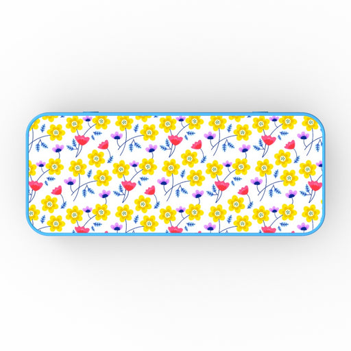 Pencil Tins - Yellow Flowers - printonitshop