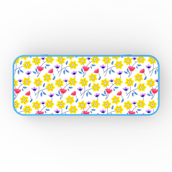 Pencil Tins - Yellow Flowers - printonitshop