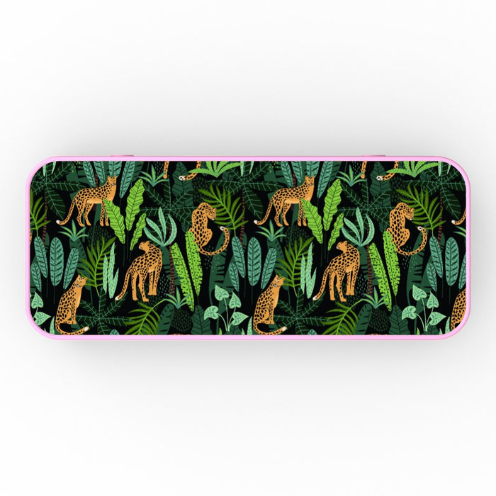 Pencil Tins - Leopard in the Jungle - printonitshop