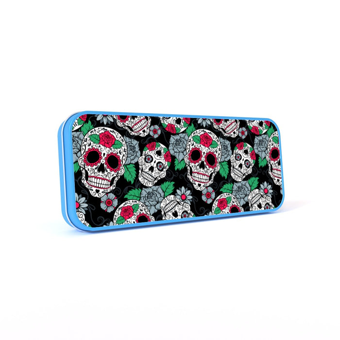 Pencil Tins - Skulls and Roses - printonitshop