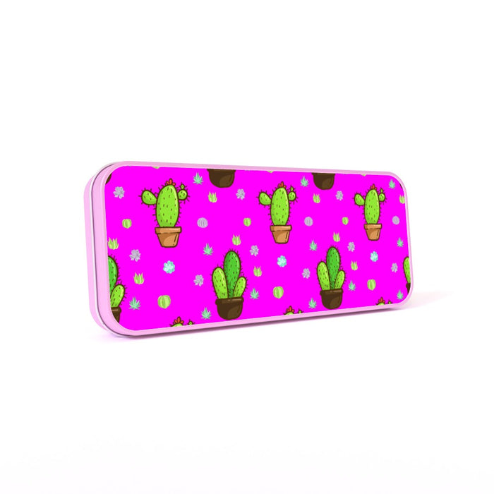 Pencil Tins - Cactus on Pink - printonitshop