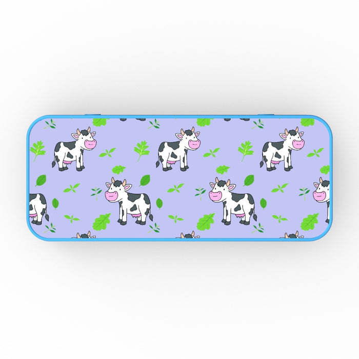 Pencil Tins - Cows Violet - printonitshop