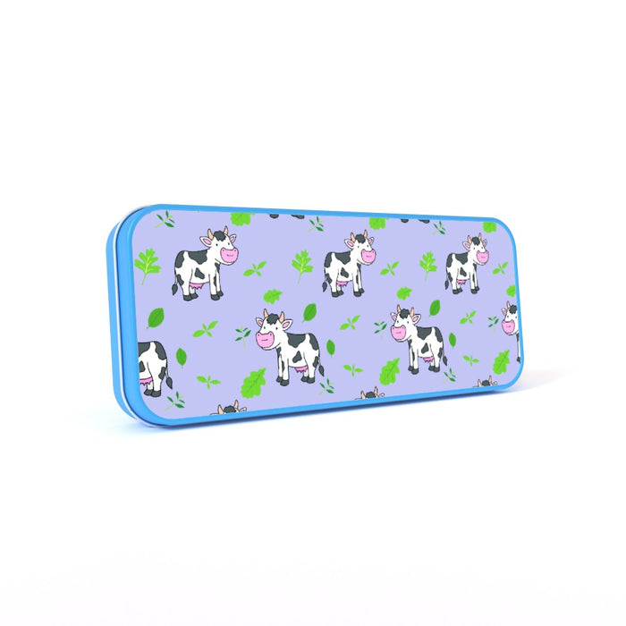 Pencil Tins - Cows Violet - printonitshop