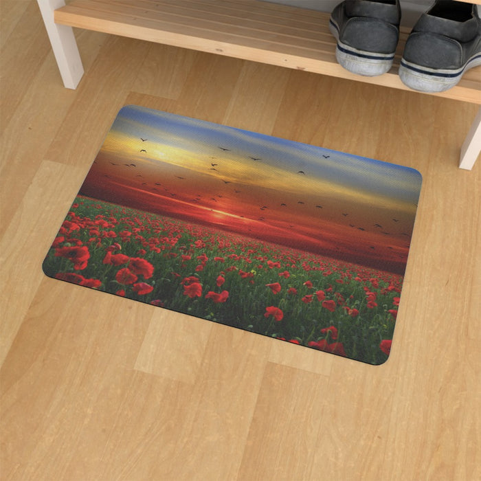 Floor Mats - Poppy Fields - printonitshop