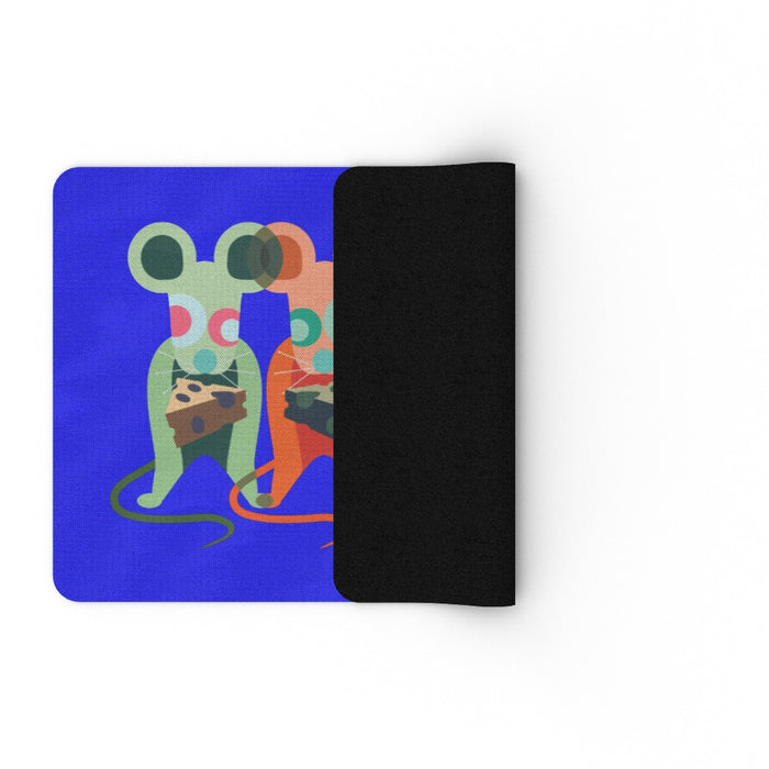 Floor Mats - Mice on Blue - printonitshop