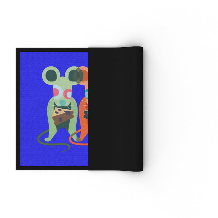 Floor Mats - Mice on Blue - printonitshop