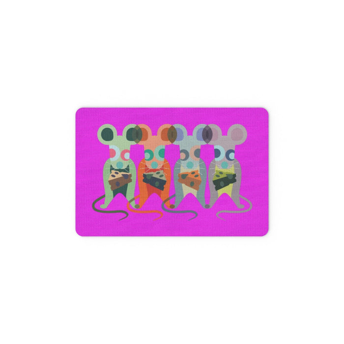 Floor Mats - Mice on Pink - printonitshop