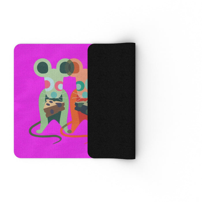 Floor Mats - Mice on Pink - printonitshop