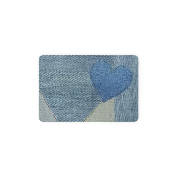 Floor Mats - Denim Heart - printonitshop