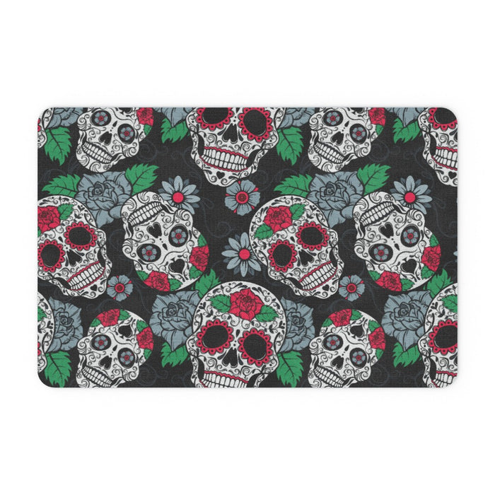 Floor Mats - Skulls and Roses - printonitshop